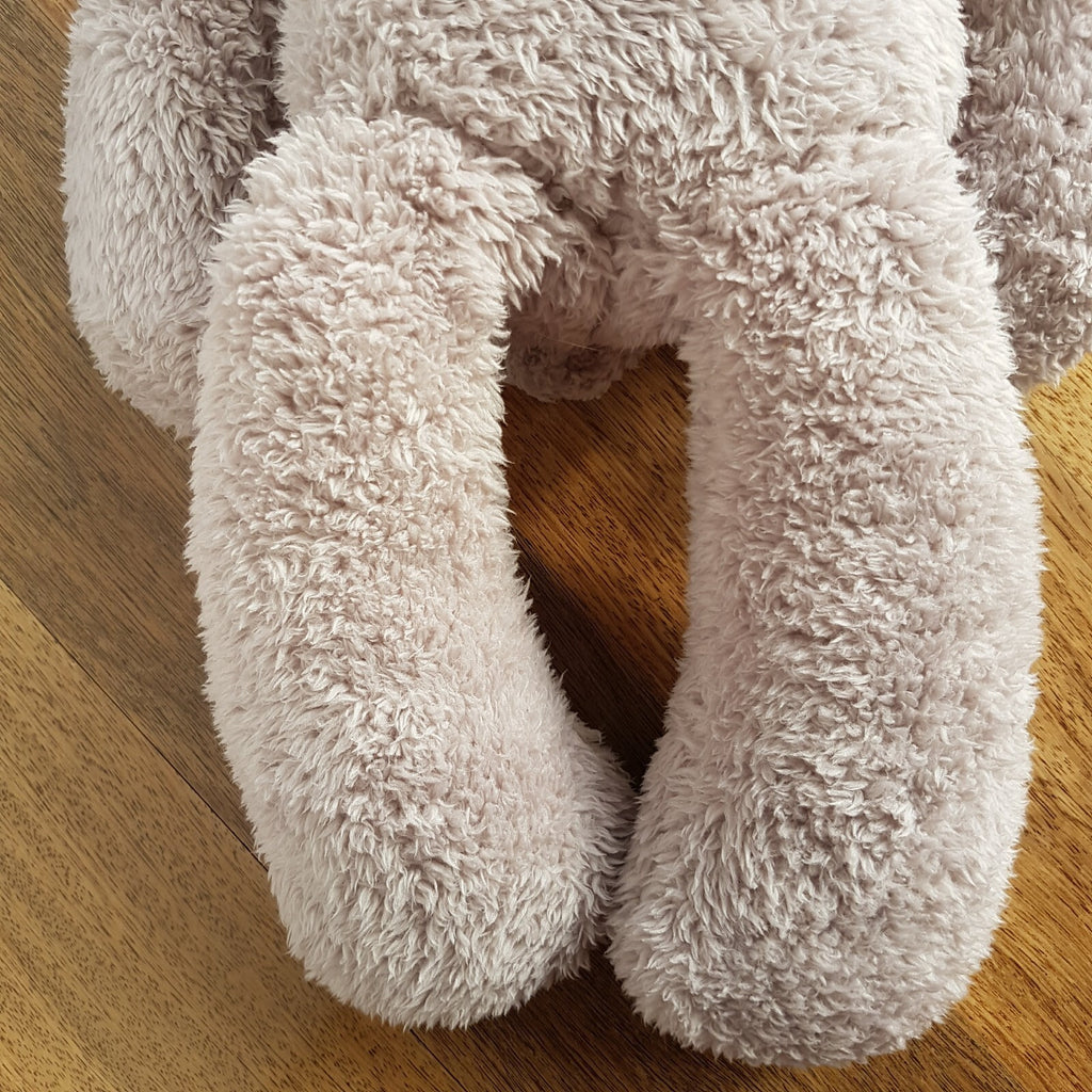GUND JUMBO 60cm GREY FUZZY Large Gris Teddy Bear Plush Stuffed Animal Soft Toy3