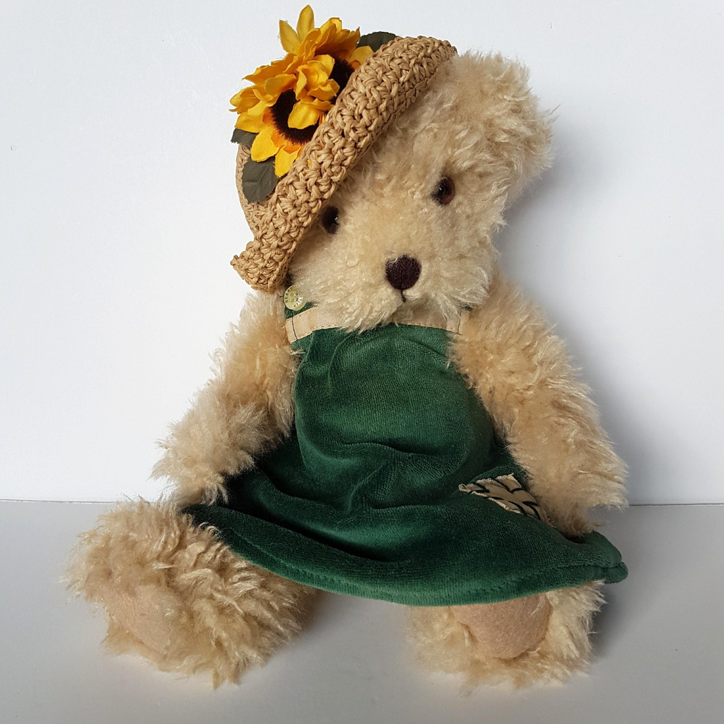 SETTLER BEARS Teddy Plush 5 Way Jointed 31cm Dress Stuffed Animal Soft Toy Cute2