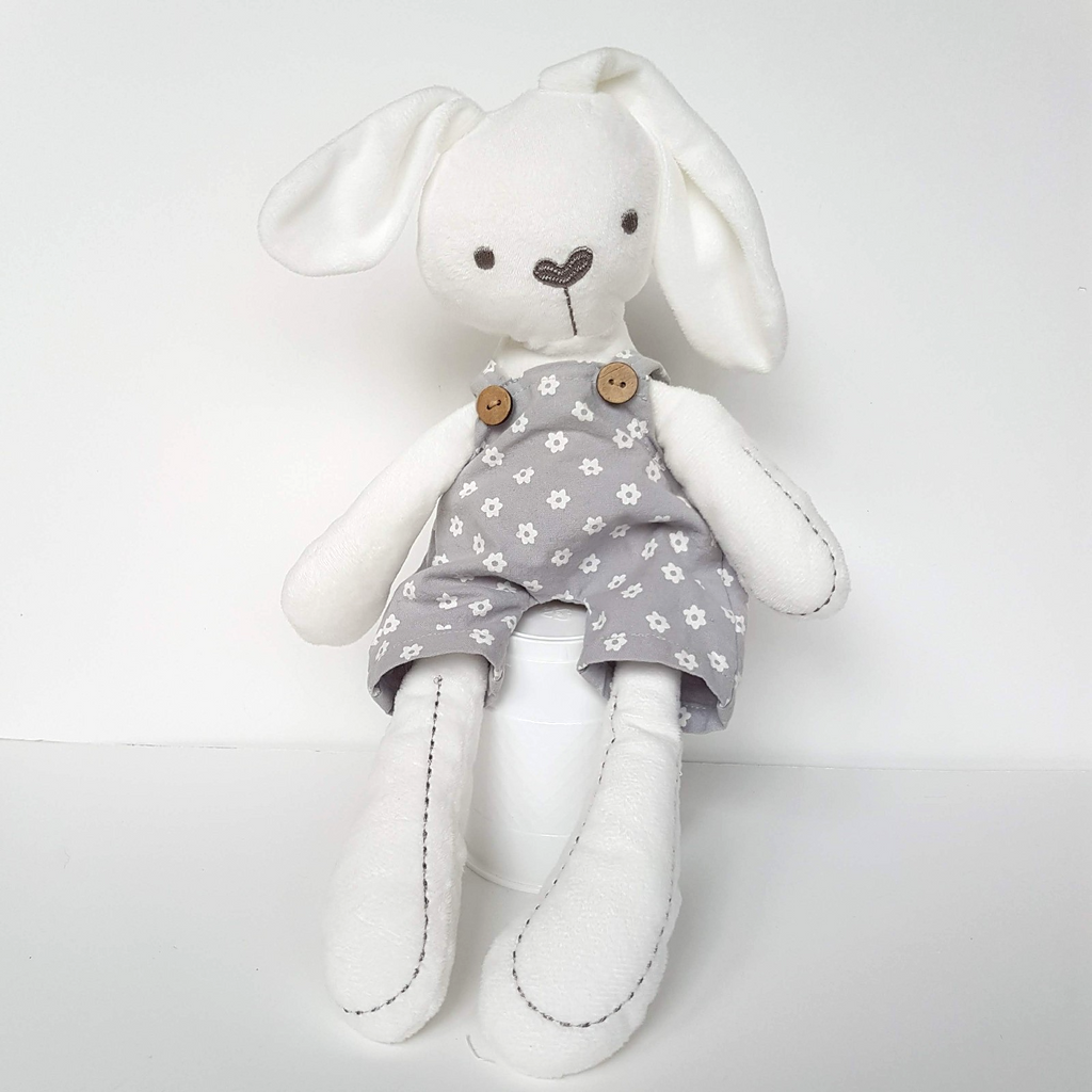 Ollie's Place BUNNY LOVEY Plush Comforter Soft Toy Rabbit Stuffed Animal Clothes0