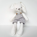 Ollie's Place BUNNY LOVEY Plush Comforter Soft Toy Rabbit Stuffed Animal Clothes0