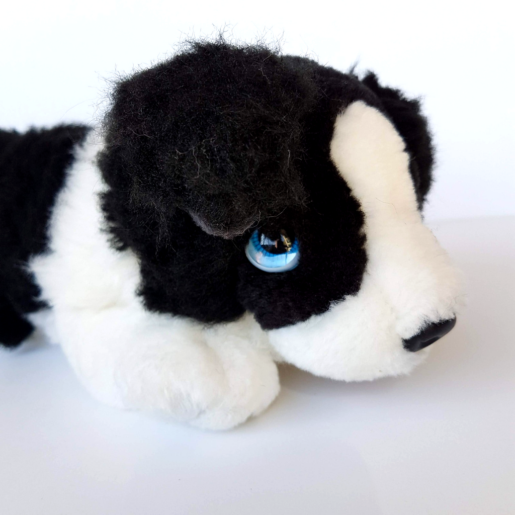 Cuddle Puppies BORDER COLLIE Dog Plush Stuffed Animal Soft Toy Weighted Beanbag9