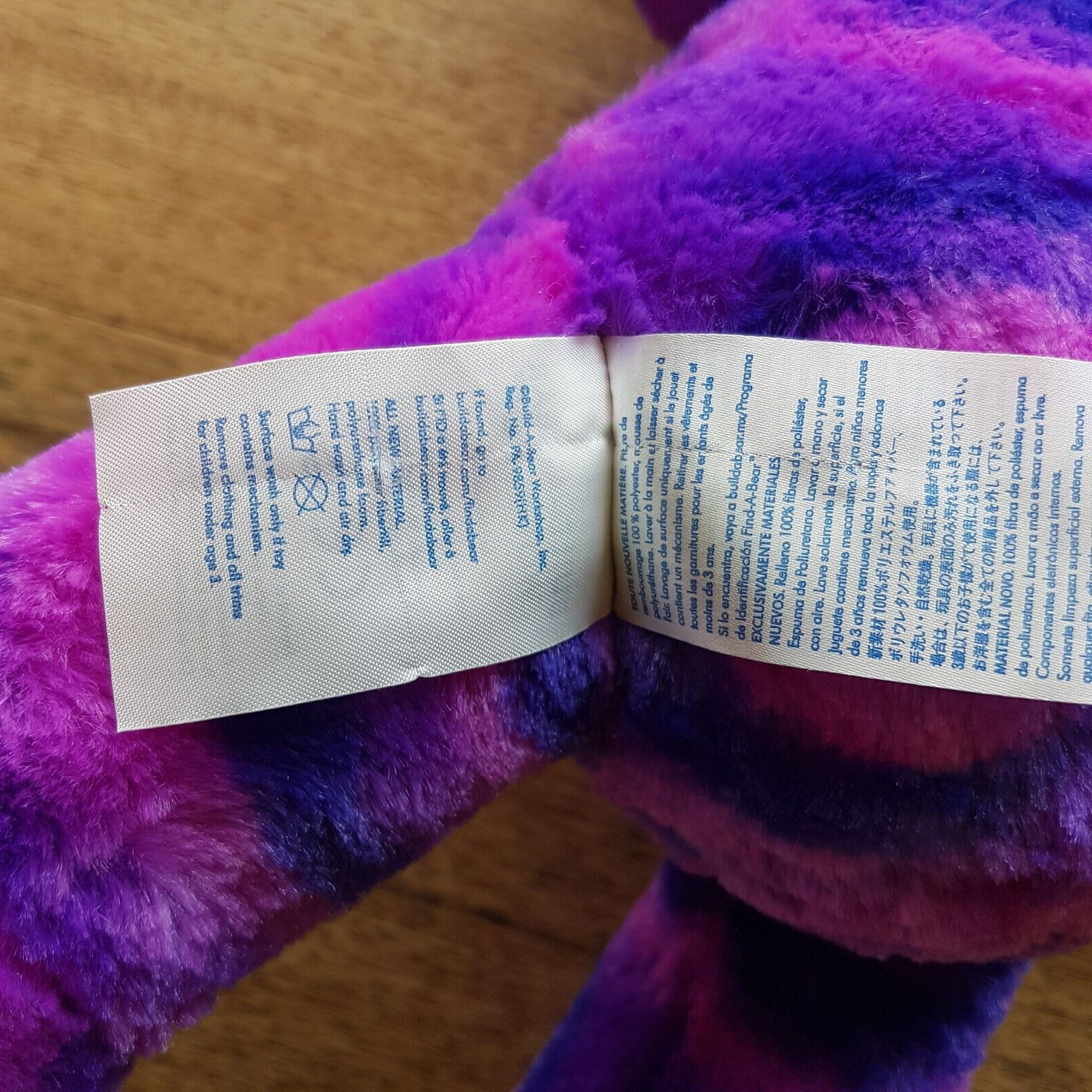 Build A Bear VAMPIRE BAT Plush STARRY NIGHT Purple Blue Stars Stuffed Animal Toy17