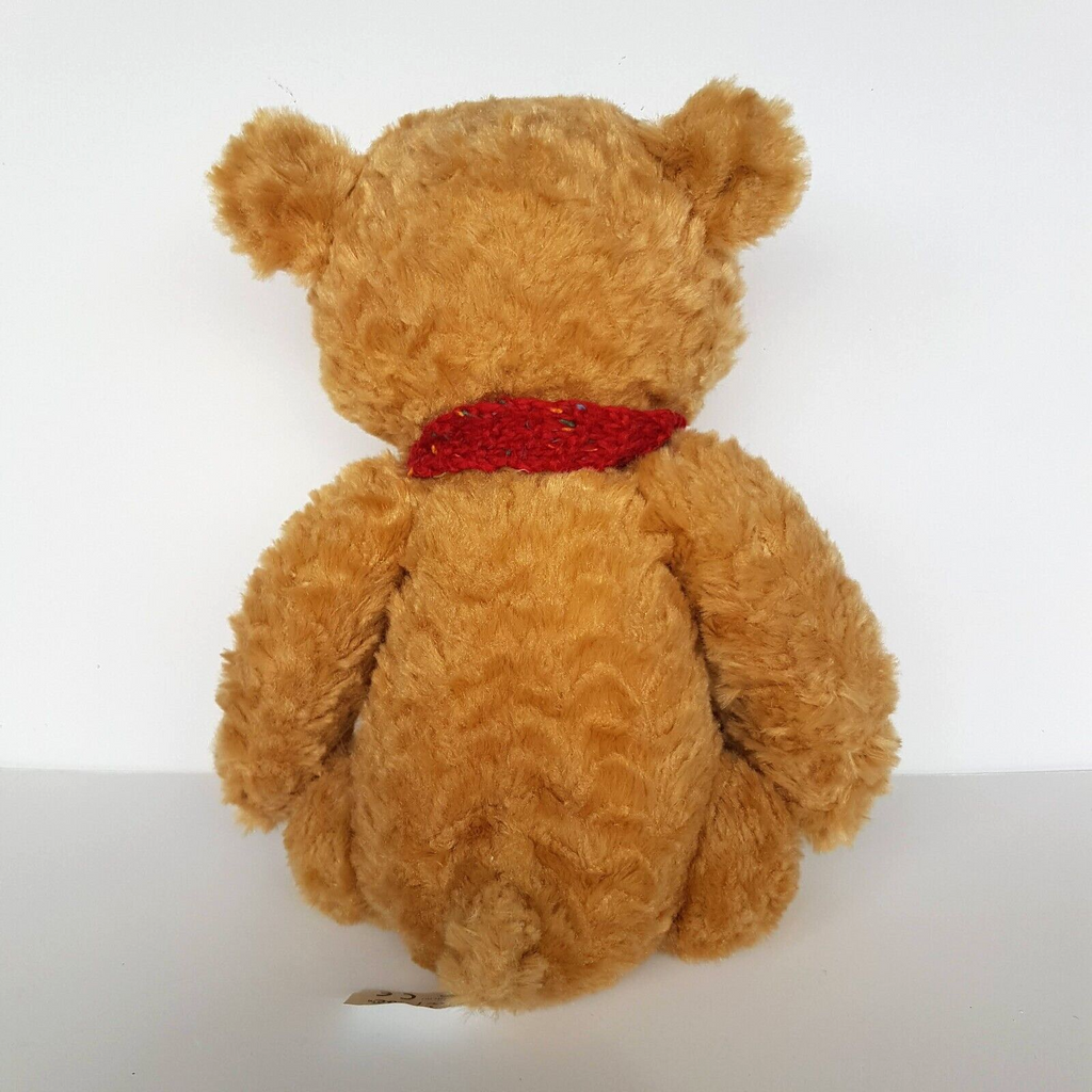 Tiger Tribe TEDDY BEAR Plush 30cm Stuffed Animal Super Soft Toy Red Scarf Cuddly8