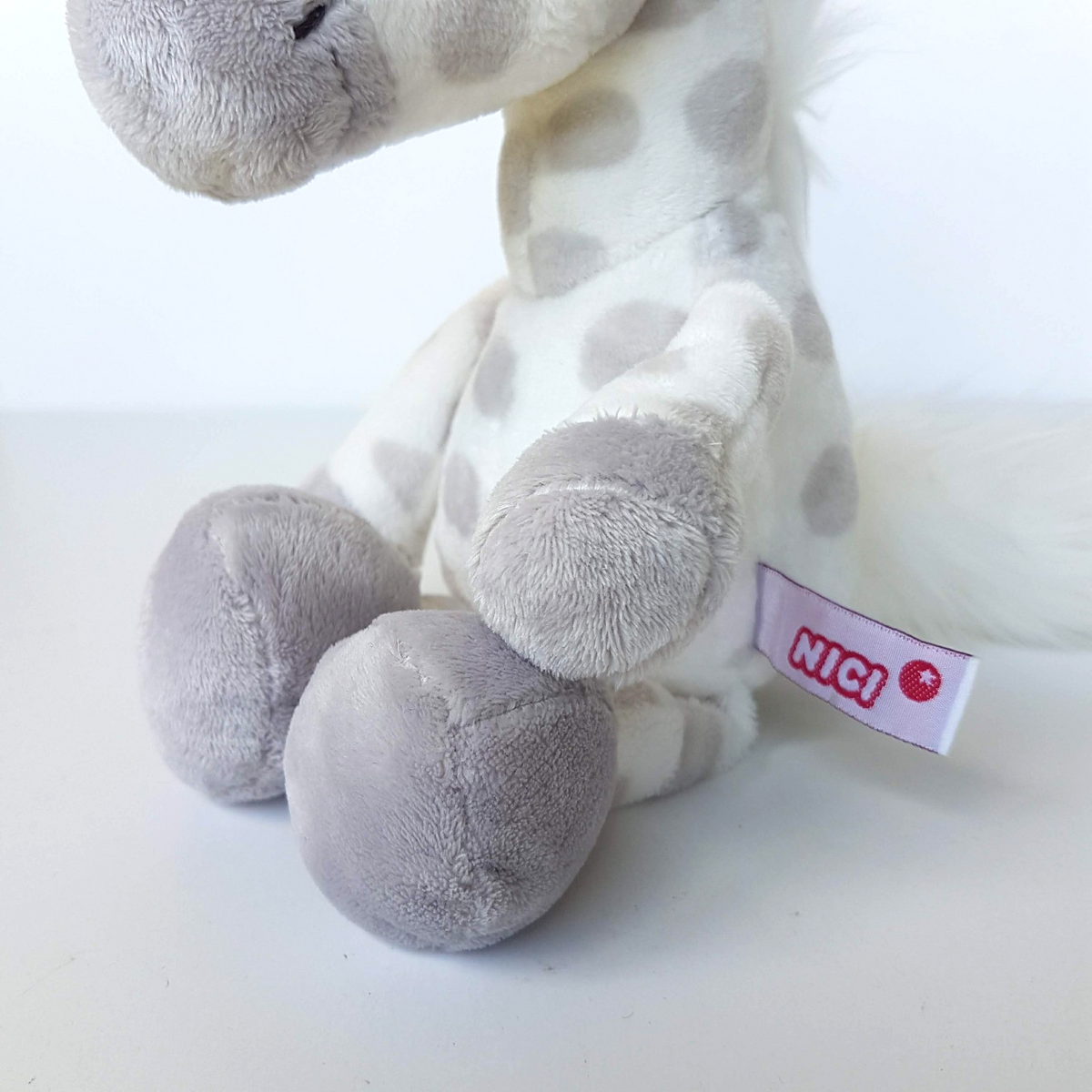 Nici WHITE GREY HORSE Spotty Plush Soft Toy 28cm Stuffed Animal Floppy Cuddly2