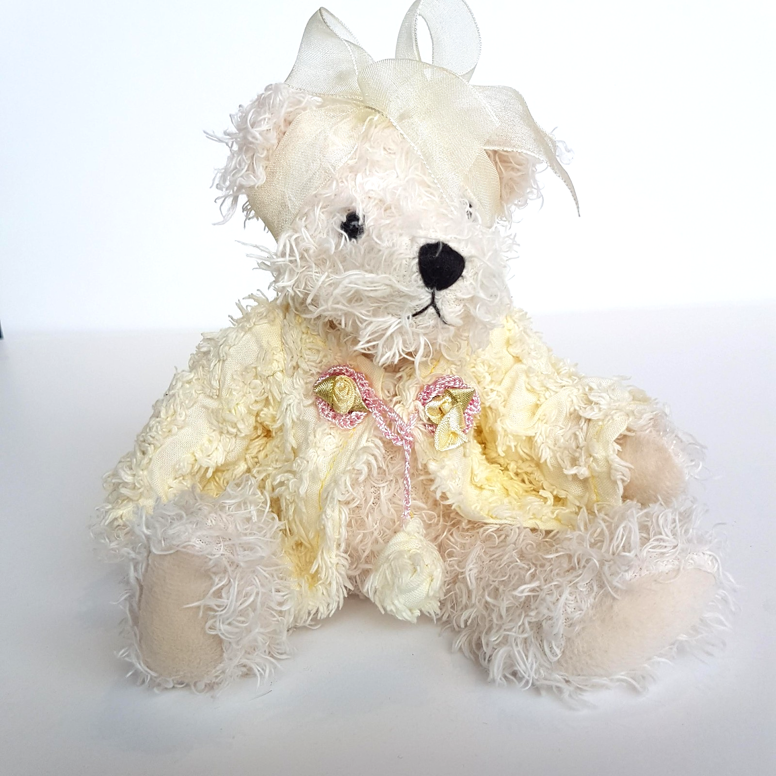 Blythswood Bears TEDDY Plush 22cm Stylesetter Yellow Stuffed Animal Soft Toy #13