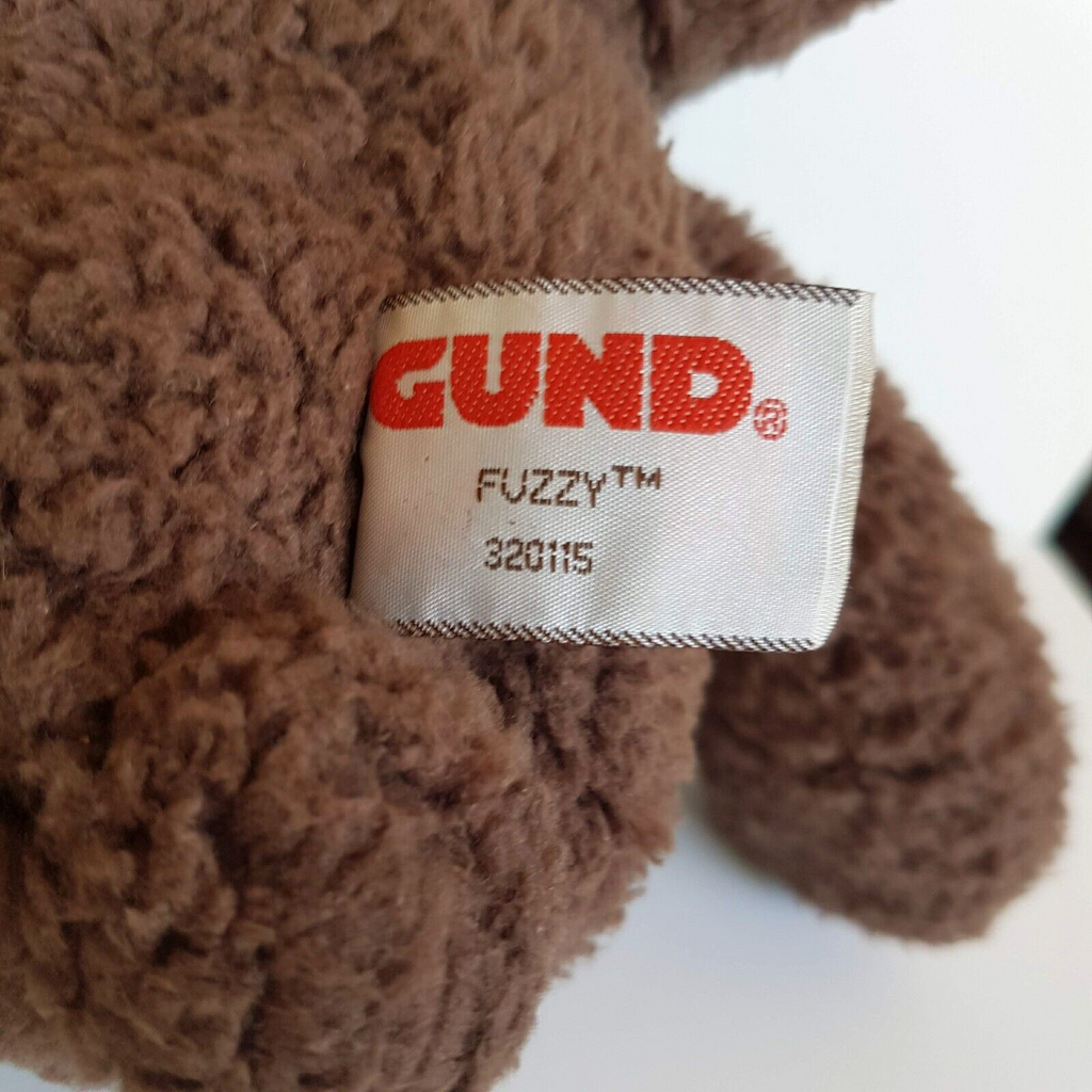 Gund CHOCOLATE FUZZY Teddy Bear Soft Toy Stuffed Animal Cuddly Floppy Brown Cute8