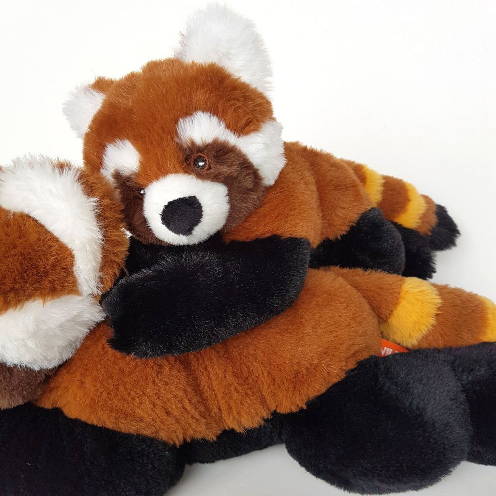 K&M International RED PANDA Mum & Baby Plush 39cm Stuffed Animal Zoo Soft Toy2