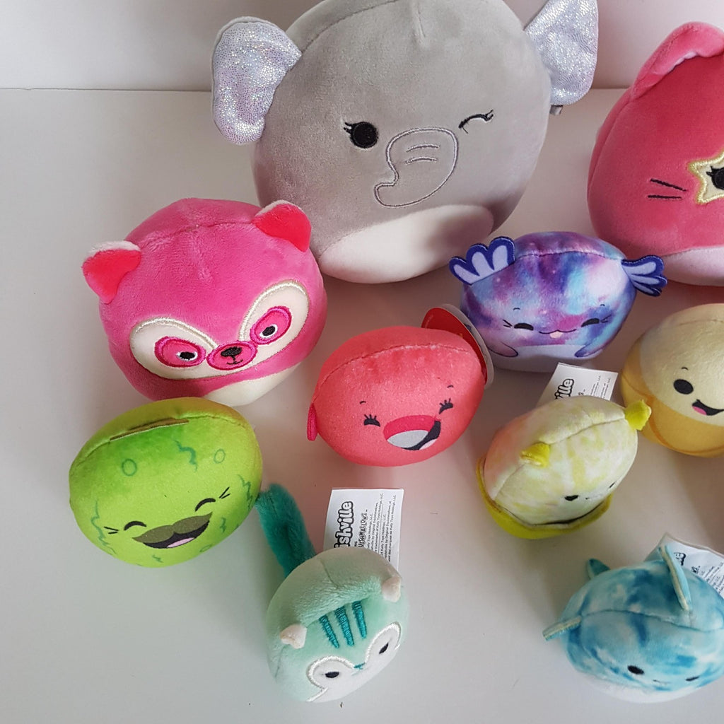SQUISHMALLOWS PLUSH LOT McDonalds Stuffed Animals Soft Toy SMALL Cute Kids Toys5