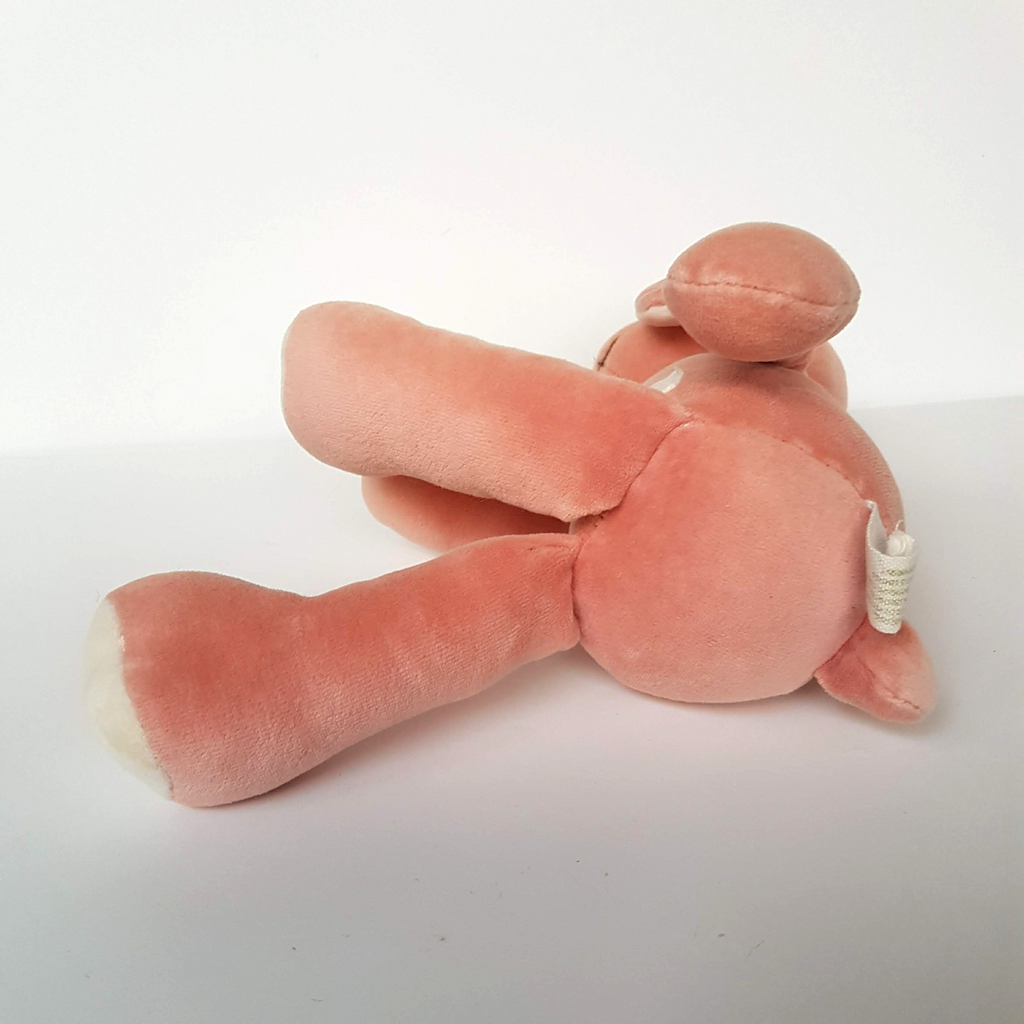 MiYim PINK VELOUR BUNNY Rabbit Rattle Plush 31cm Stuffed Animal Soft Toy Cute5