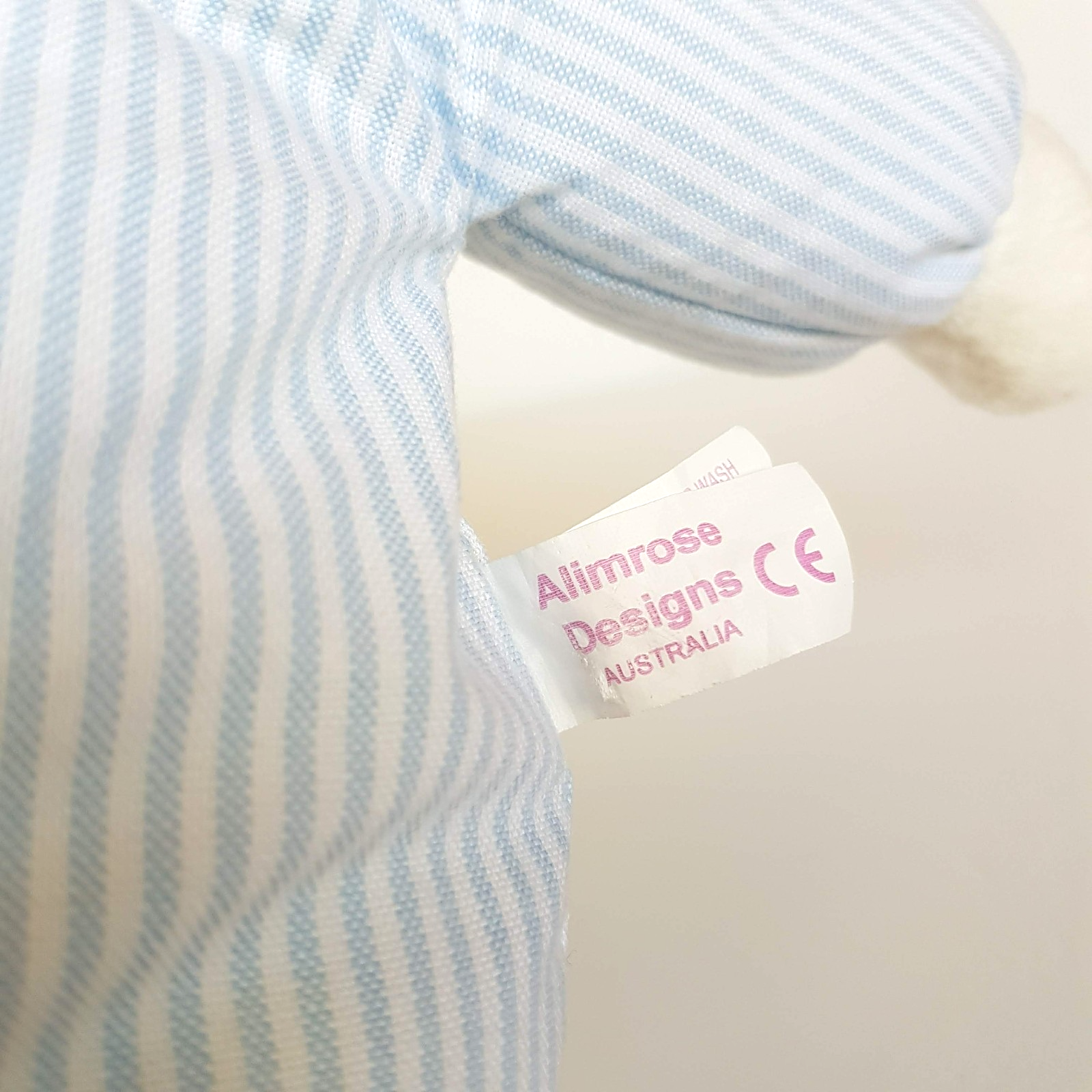 Alimrose BUNNY RABBIT Fabric Lovey 45cm Cloth Stuffed Animal Soft Toy Comforter10
