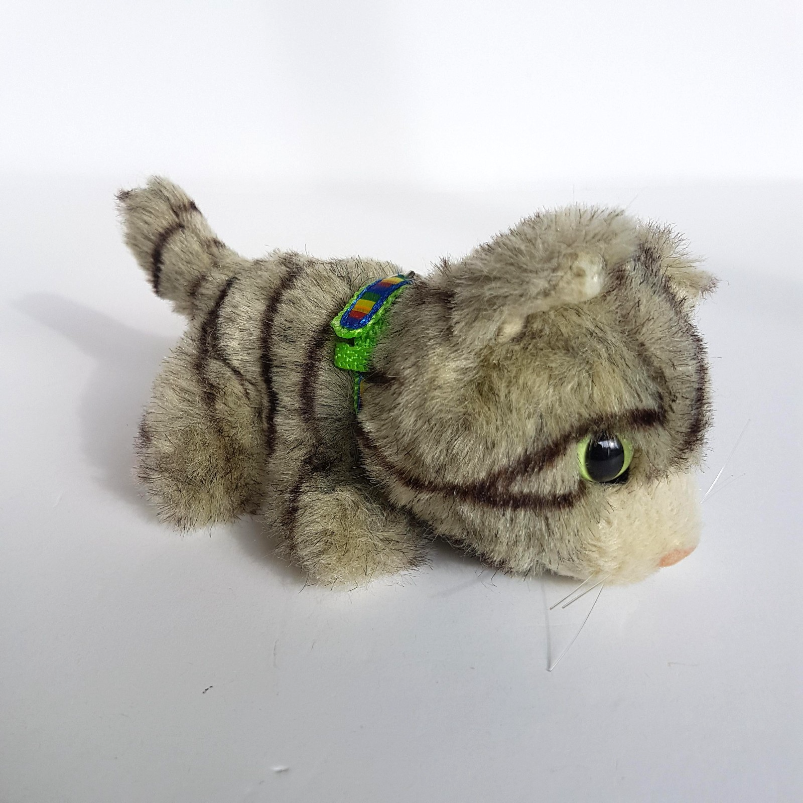 ARTLIST The Cat GREY TABBY Plush 15cm Kitten Soft Toy Stuffed Animal Collar Cute0