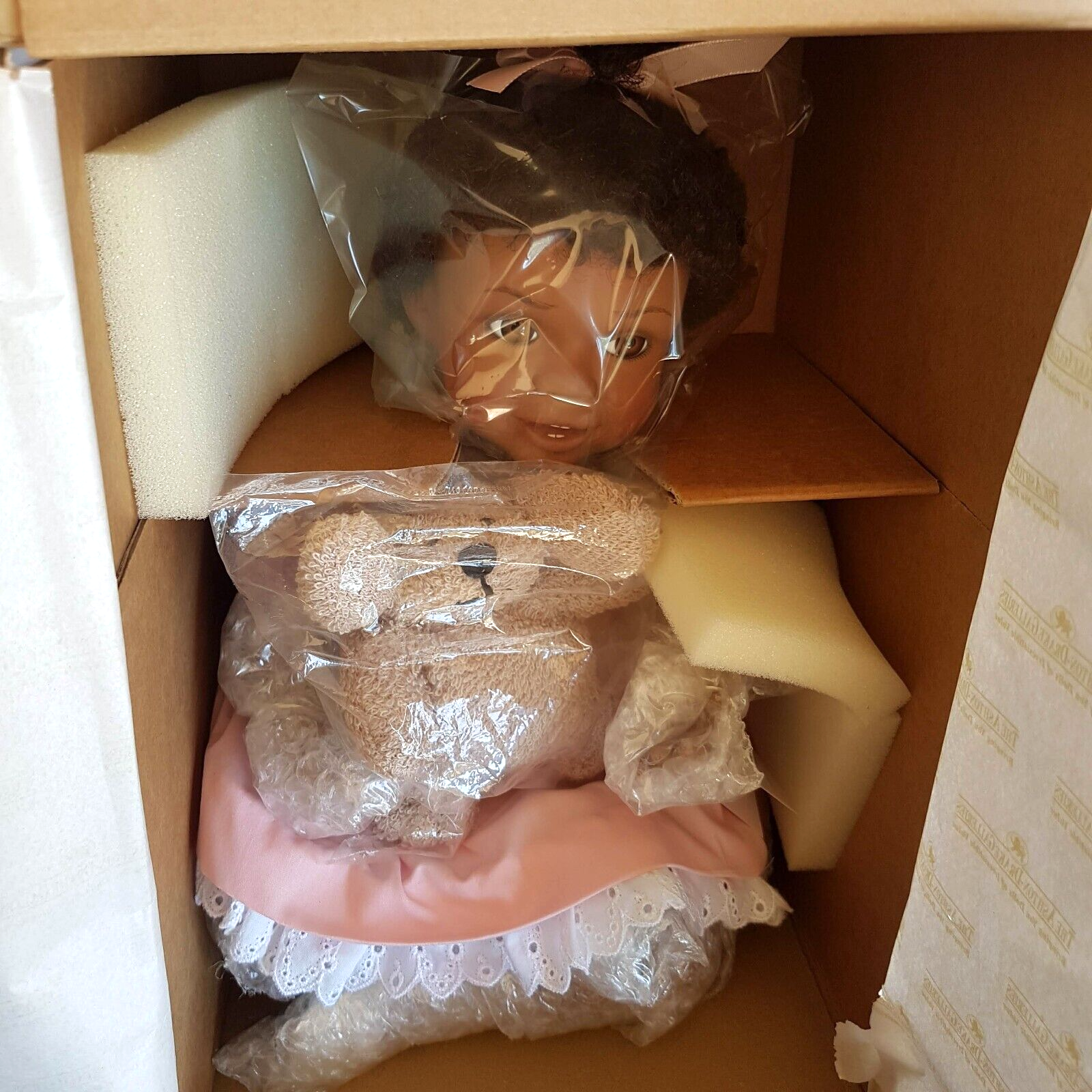 Ashton Drake BRIANNE Porcelain Doll COA Boxed Collectible African American Doll3