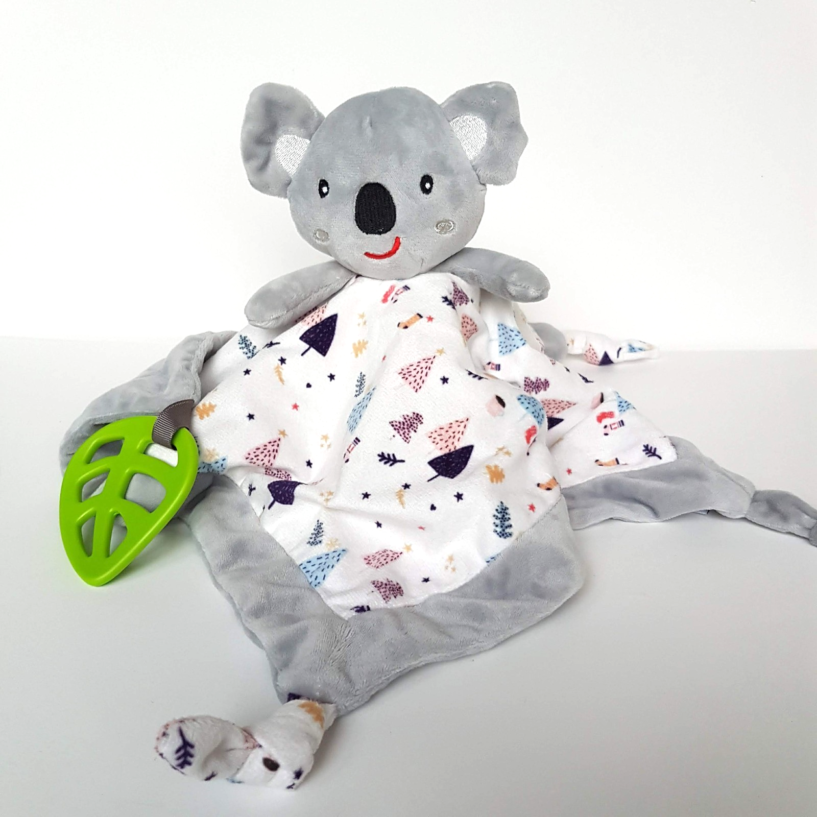 Koala Dream KOALA Lovey Plush Grey Tree Baby Security Comforter Blanket Soft Toy0