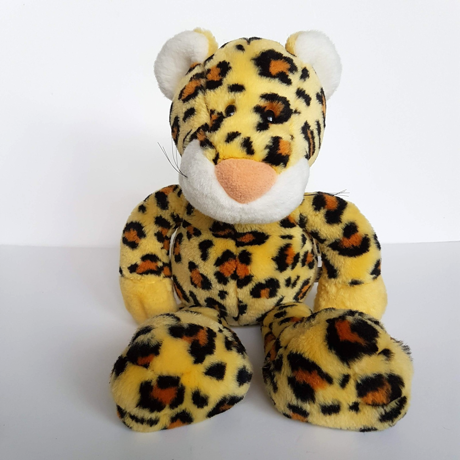 Nici YELLOW JAGUAR Wild Cat Plush + KEYCHAIN Key Ring Stuffed Animal Soft Toy7