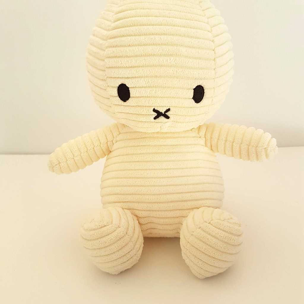 MIFFY Nijntje Corduroy Bunny Rabbit Plush Cream 9.5” Stuffed Animal Soft Toy2