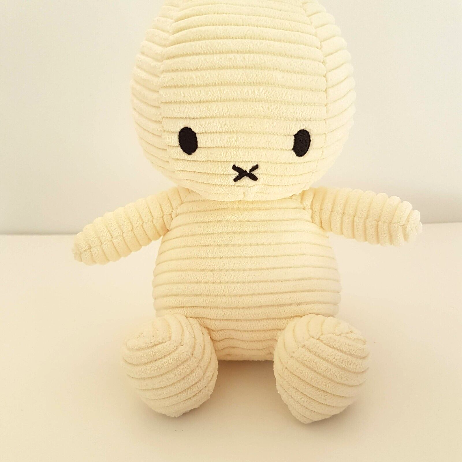 MIFFY Nijntje Corduroy Bunny Rabbit Plush Cream 9.5” Stuffed Animal Soft Toy2