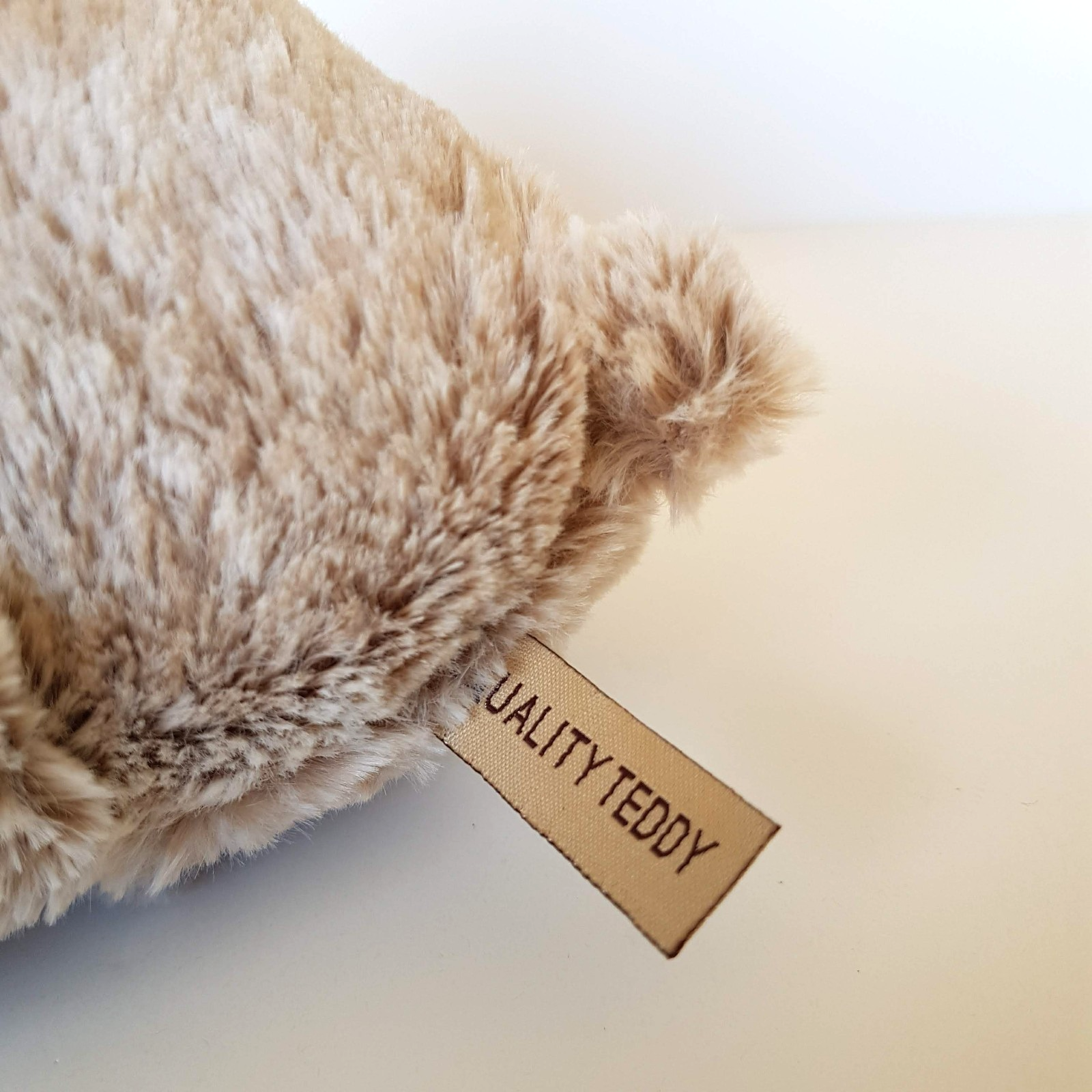 Floppy QUALITY TEDDY Plush Dog 27cm Frosted Beige White Stuffed Animal Soft Toy7