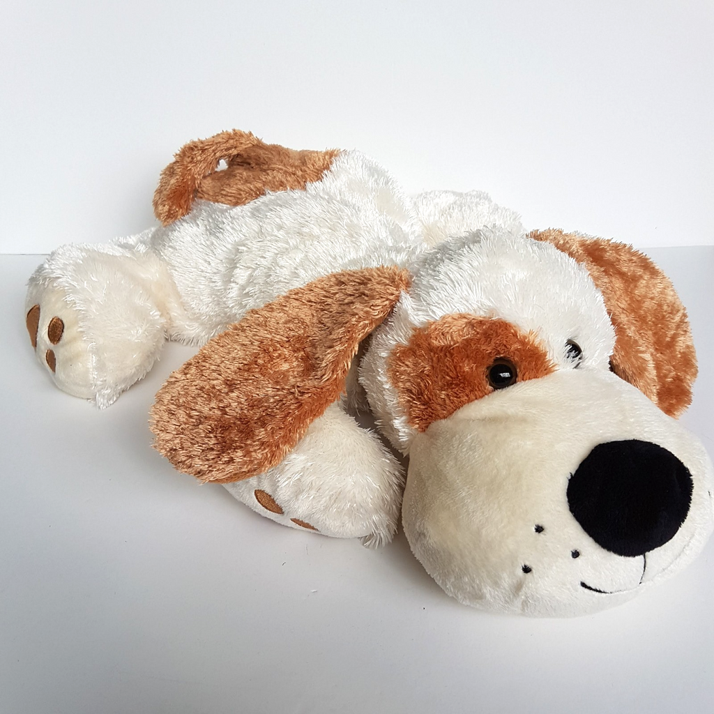 BIG FLOPPY PUPPY DOG Plush Teddy & Friends 42cm Stuffed Animal Soft Toy Beanbag0