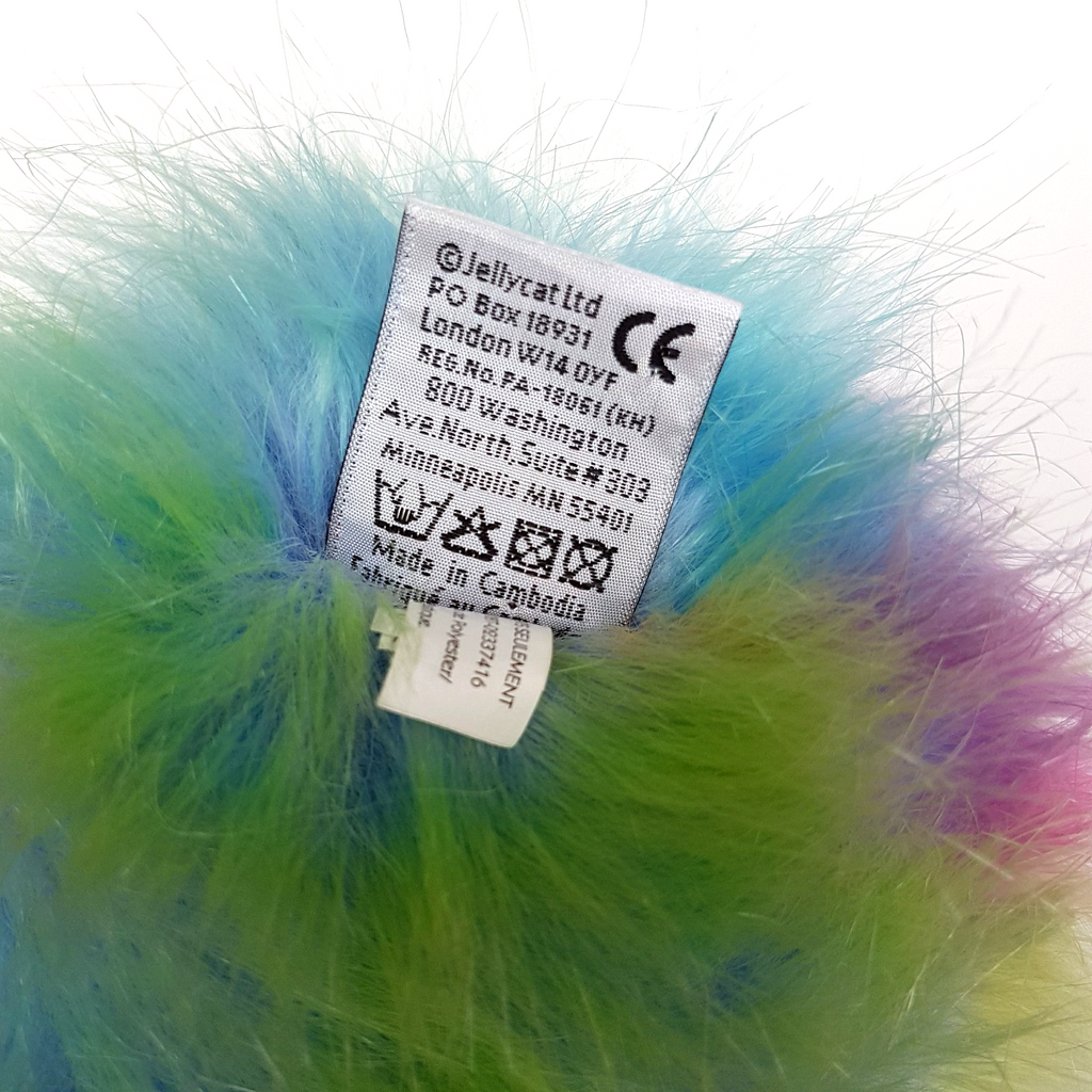 Jellycat RAINBOW POMPOM OSTRICH 37cm Retired Stuffed Animal Bird Soft Toy Cute11