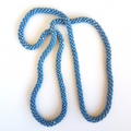Beaded Long ROPE STRAND NECKLACE 120cm Blue Beach Jewellery Coastal Boho Fashion0