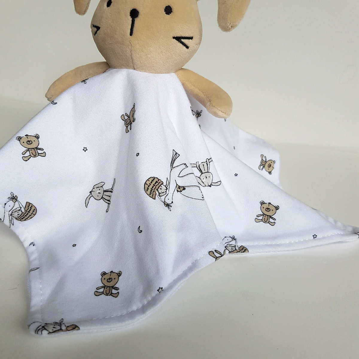 Rock A Bye Baby RABBIT Lovey Cartoon Security Comforter Sleep Soother Soft Toy4