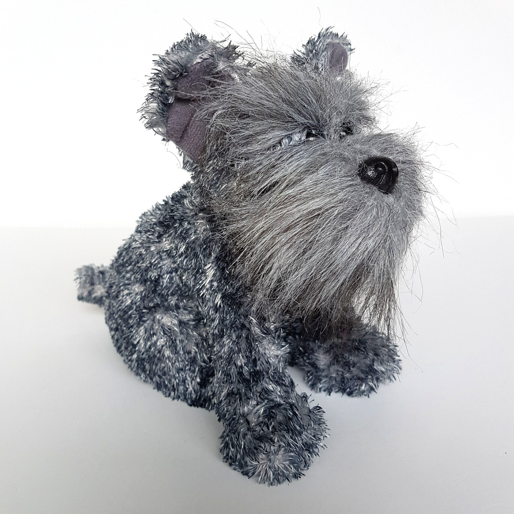 Tomfoolery SCOTTISH TERRIER MAX Dog Puppy 15cm Stuffed Animal Soft Toy Pet Grey1