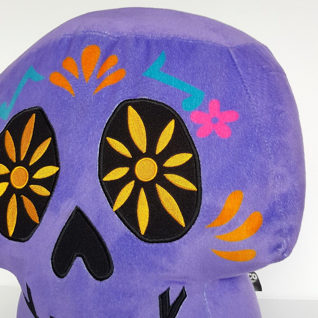 Large COCO Skull CUSHION Kids Purple Plush Large Pillow Toy Mexico Pixar Disney2