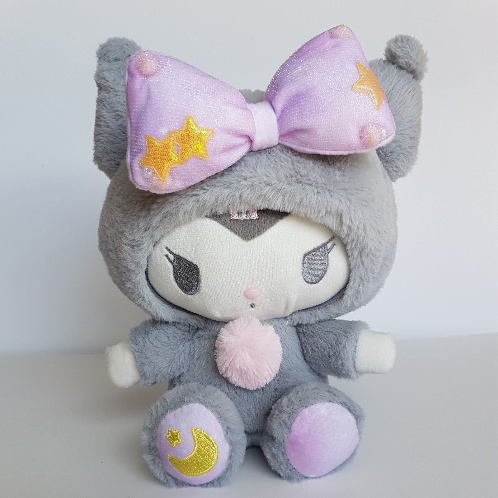Genuine SANRIO Kuromi Hello Kitty 23cm Anime Plush Stuffed Animal Soft Toy Cute0