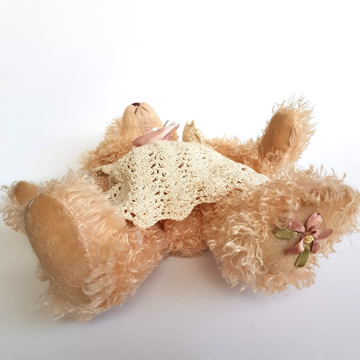 Settler Bears LACE ROSE TEDDY Bear 33cm Plush JOINTED Soft Toy Stuffed Animal7