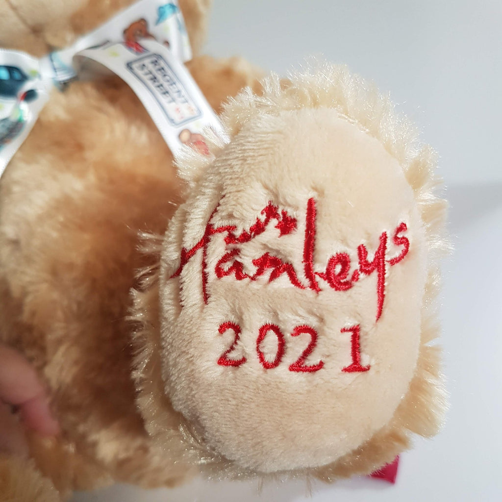 Hamley's Regent Street TEDDY BEAR 2021 Plush 25cm Stuffed Animal Small Soft Toy10
