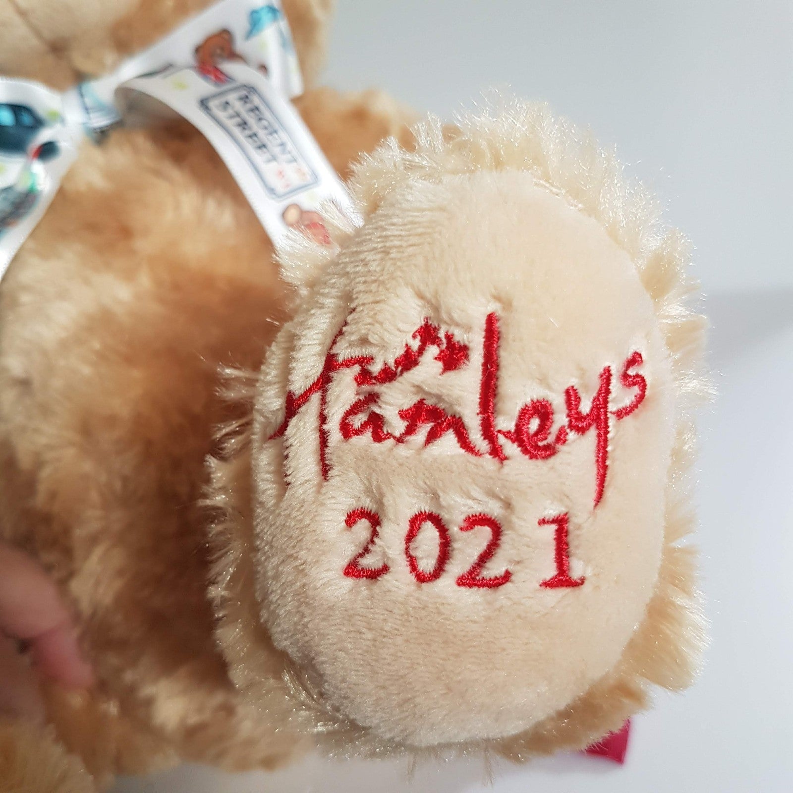 Hamley's Regent Street TEDDY BEAR 2021 Plush 25cm Stuffed Animal Small Soft Toy10
