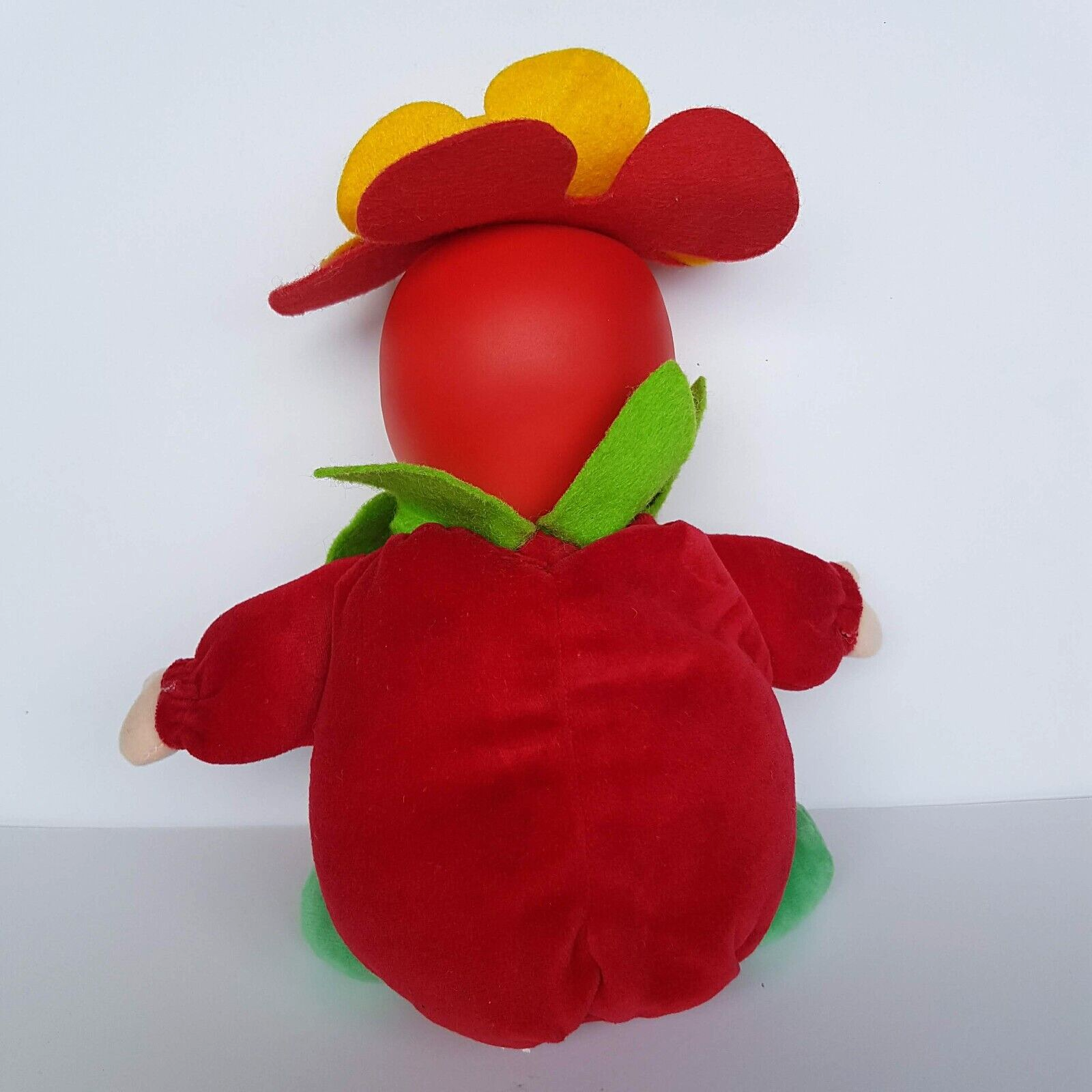 Cute TOMATO BABY DOLL Plush Fruit Rubber Face Velour Collectible Soft Toy Unique4