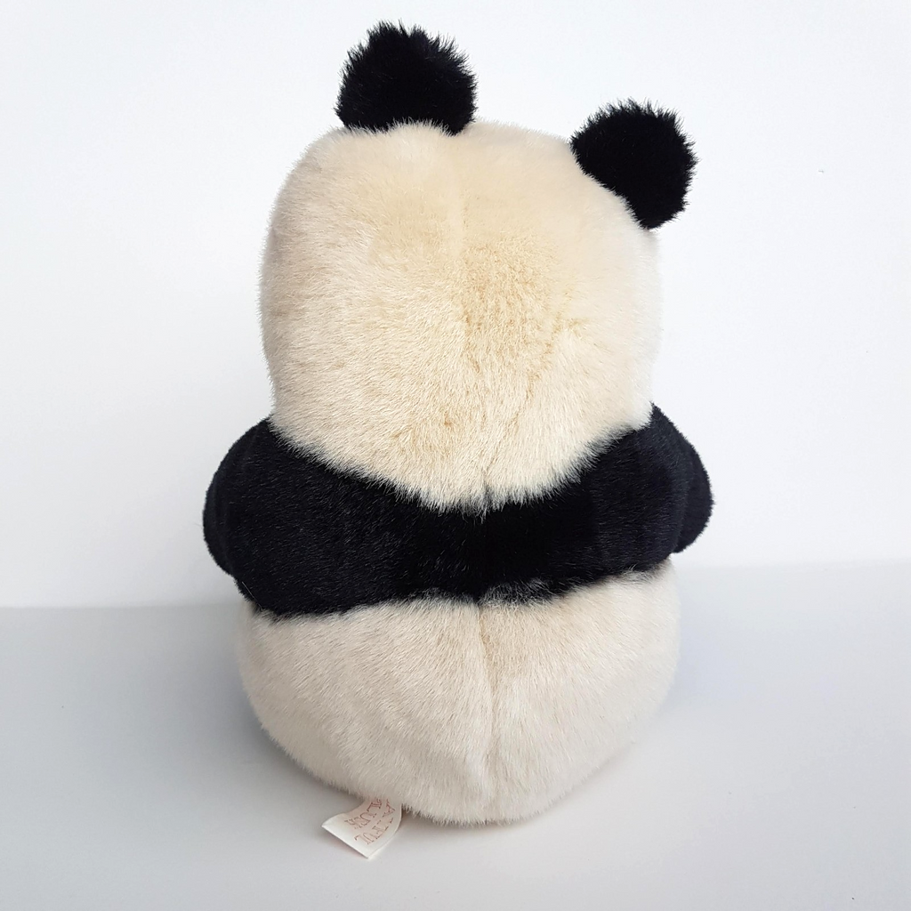 Playful Plush CUDDLY PANDA Soft Toy 26cm Stuffed Animal Cream Black Adorable2
