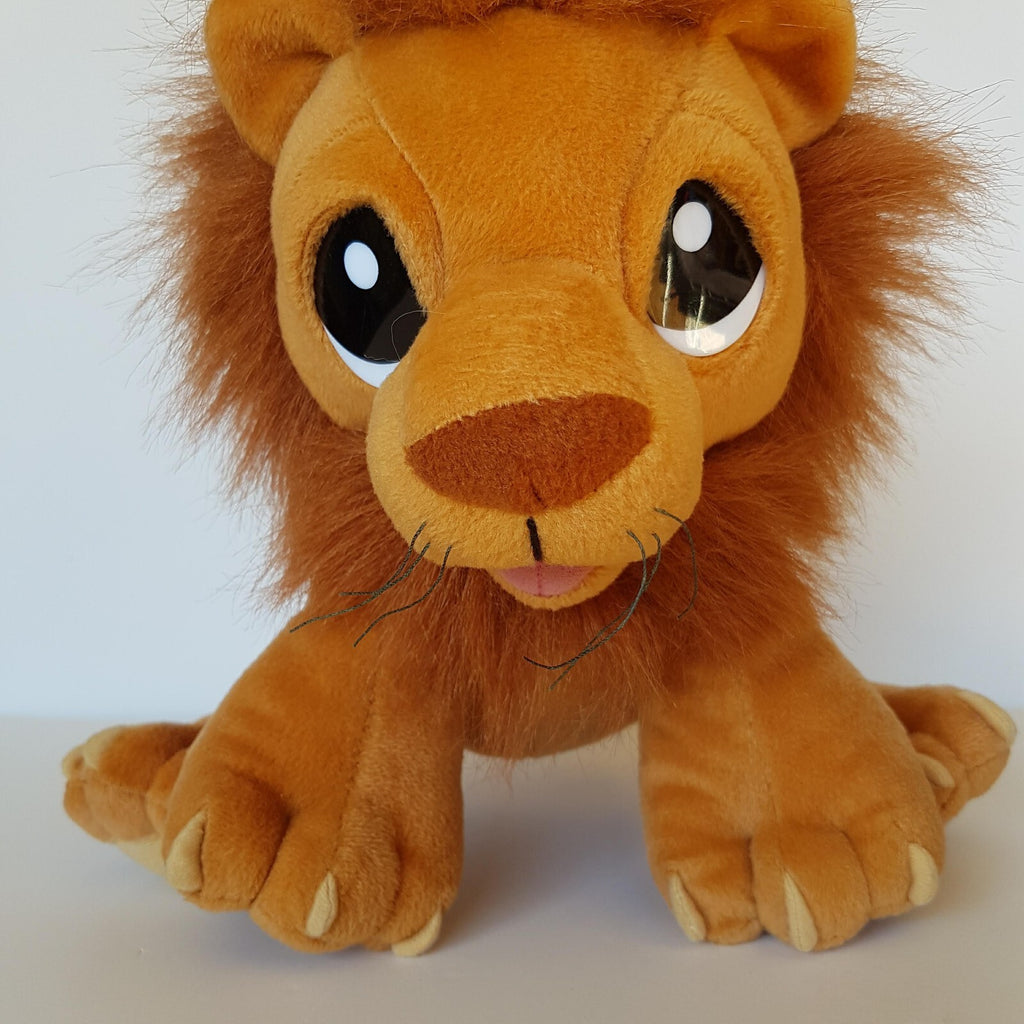 PROTECTED PALS Lion Wild Cat Plush Stuffed  Animal Big Eyes Pawphans Soft Toy4