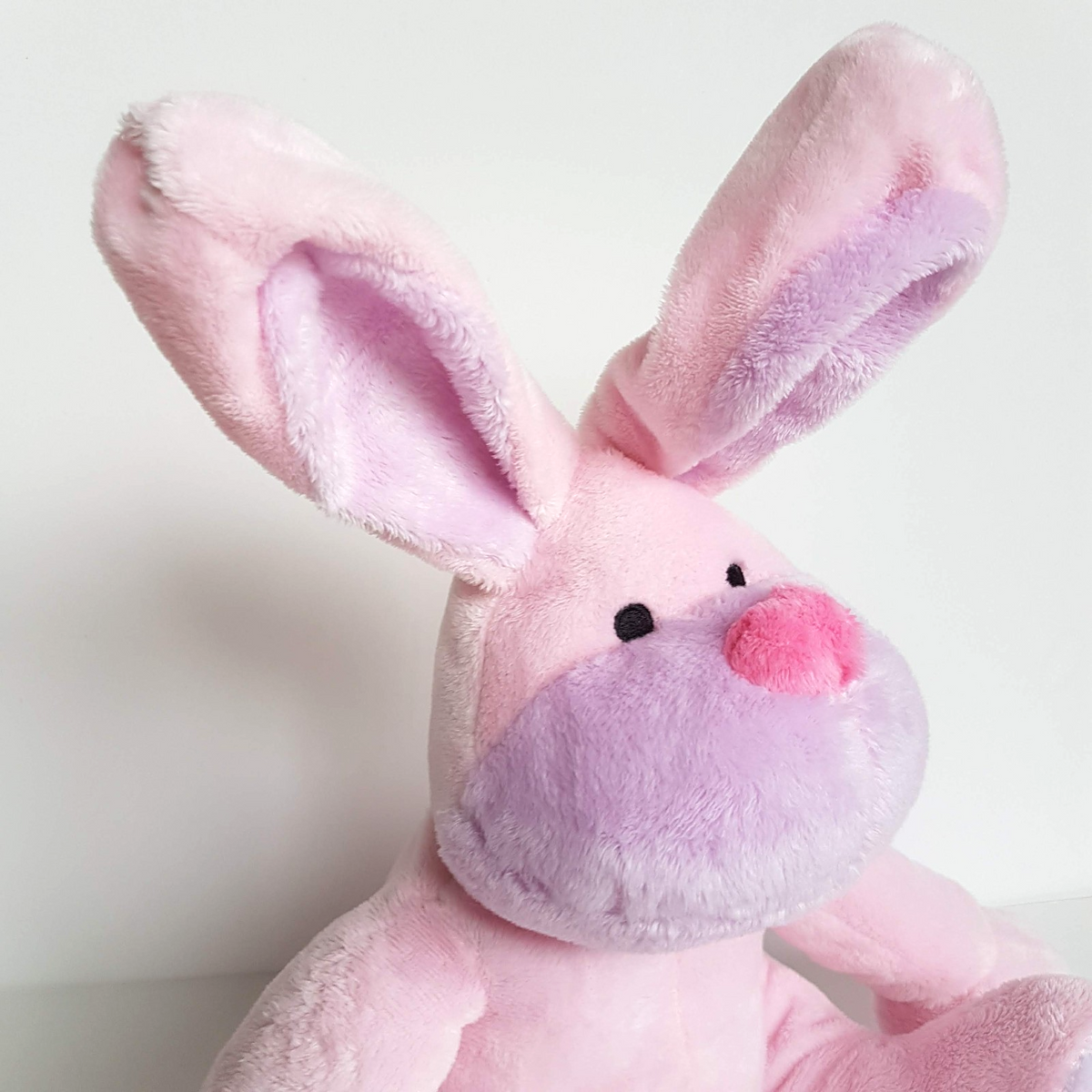 Dymples PINK BUNNY RABBIT Baby Lovey Comforter Plush Soft Toy Stuffed Animal1