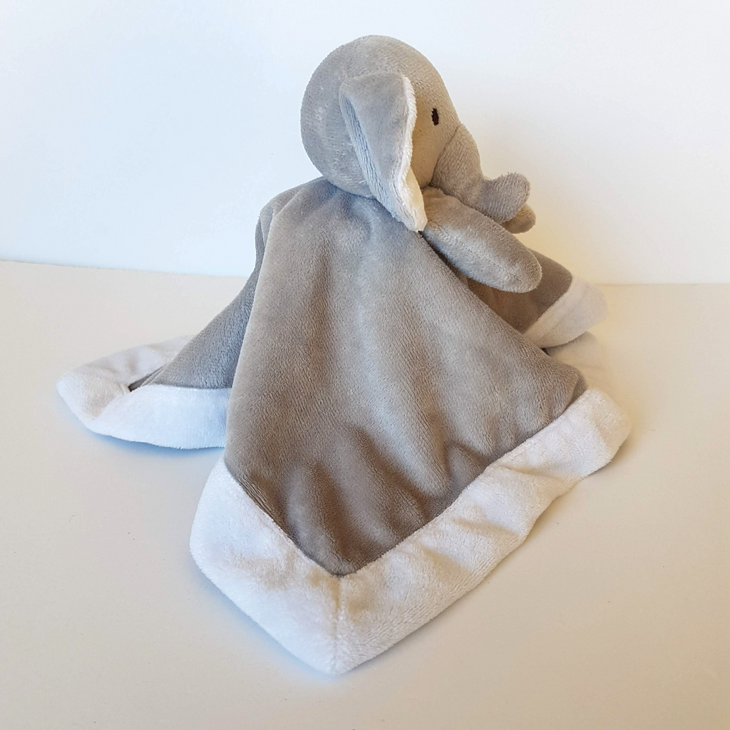 Little Haven GREY ELEPHANT Lovey Security Blanket Comforter Plush Soft Toy Sleep6