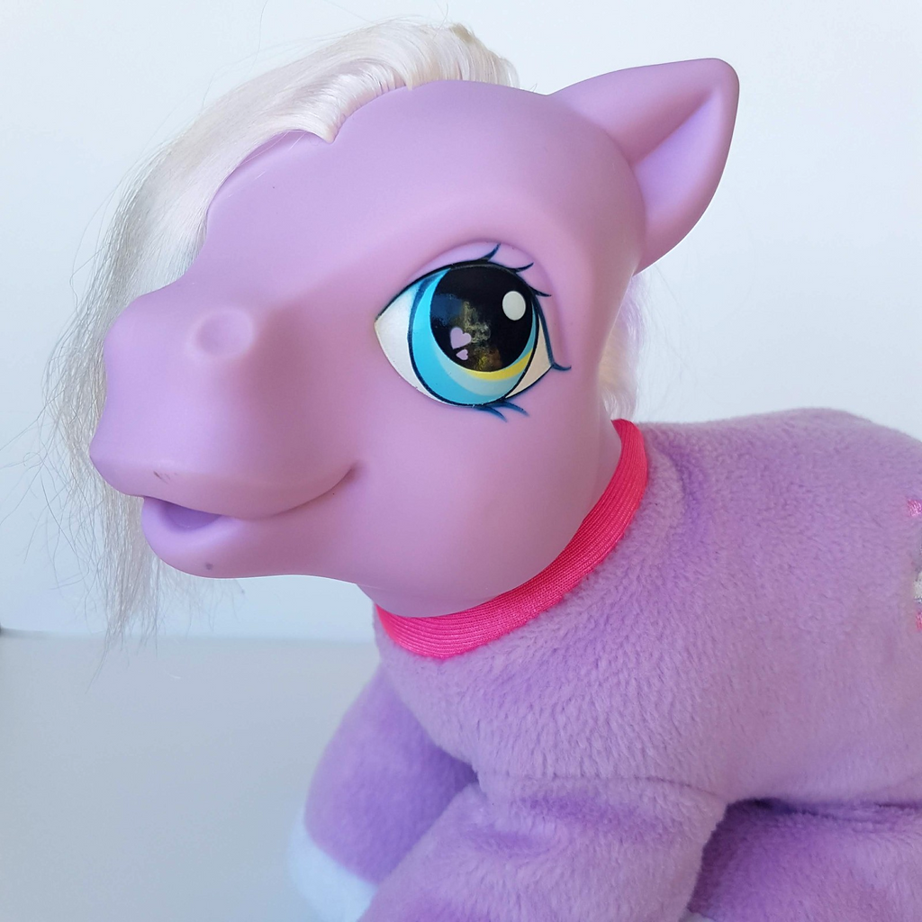 VTG My Little Pony ANGEL DOVE Plush Hasbro Purple Stuffed Animal Soft Toy 20041