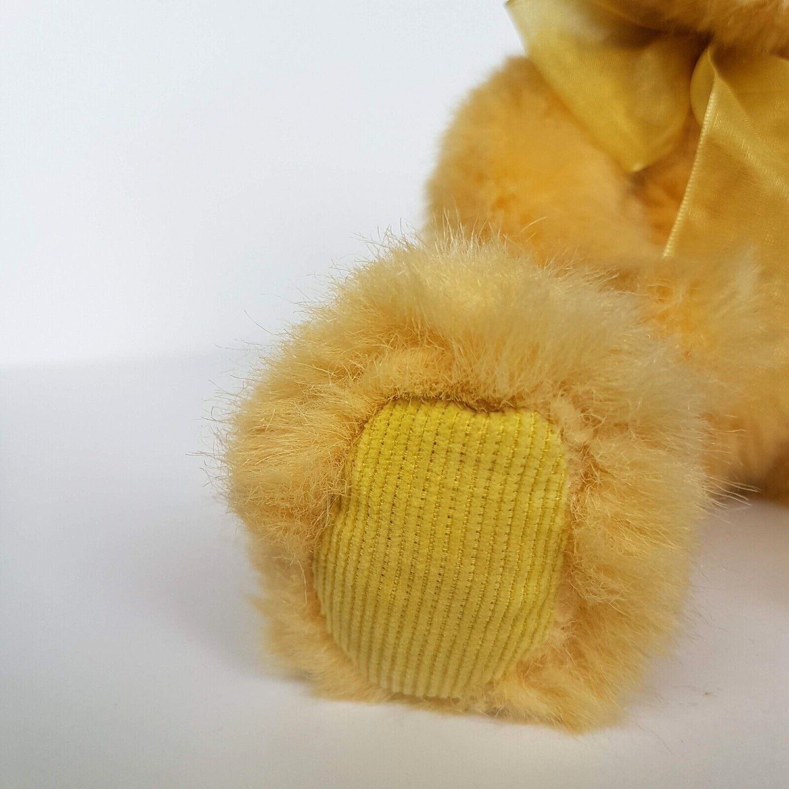 Teddy & Friends YELLOW TEDDY BEAR 29cm Soft Toy Stuffed Animal Plush Beans Bow3