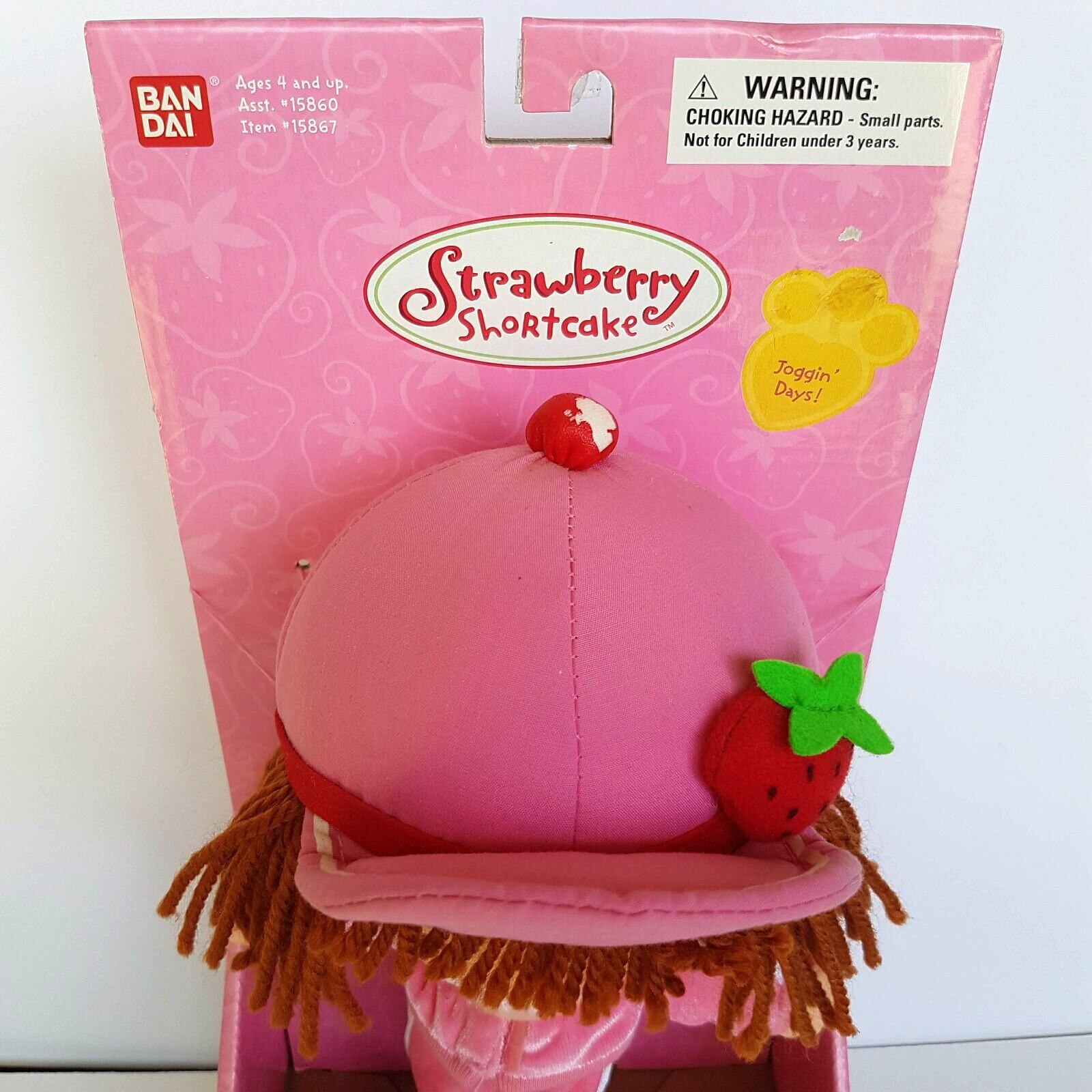 STRAWBERRY SHORTCAKE Berry Soft Friends Joggin' Days Pink Plush Rag Doll BOXED4