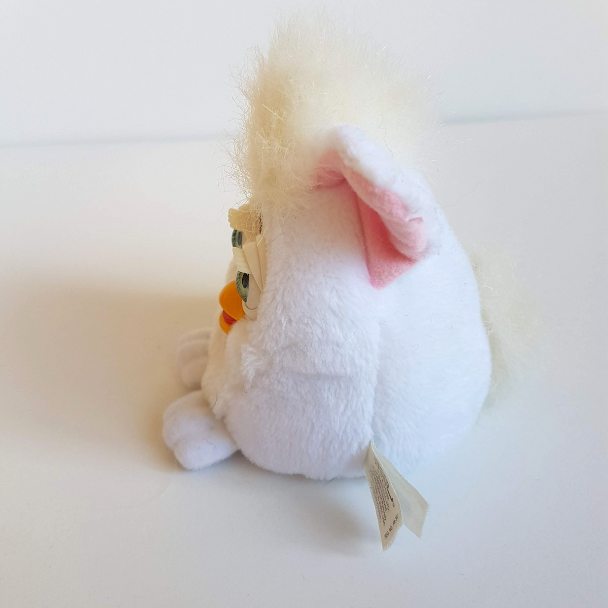 Vintage FURBY BUDDIES Plush Bean Bag Soft Toy Tiger 1999 Stuffed Animal 12cm4