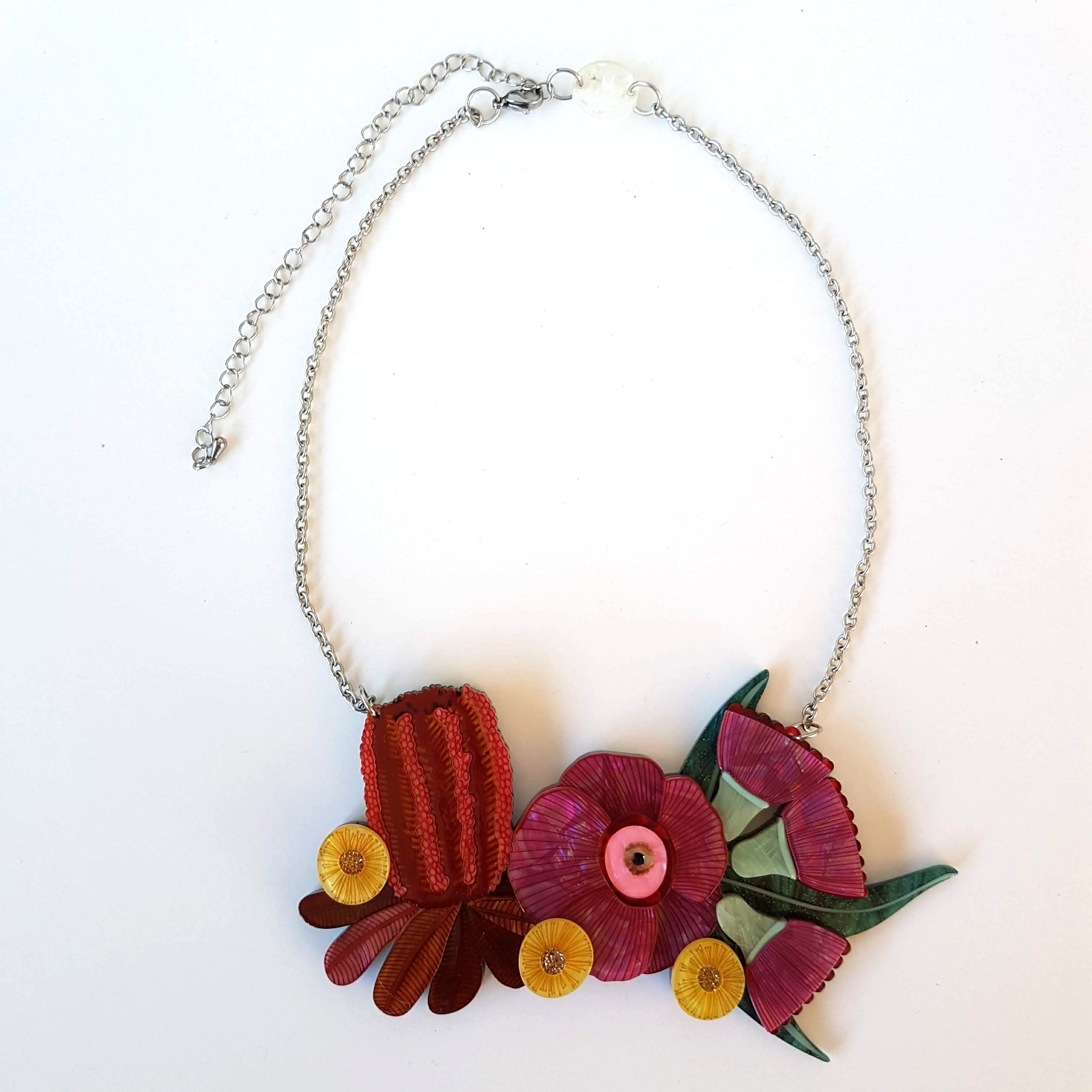 Erstwilder 2021 FLORA ANTIPODEA Necklace Jocelyn Proust Statement Piece Flowers1