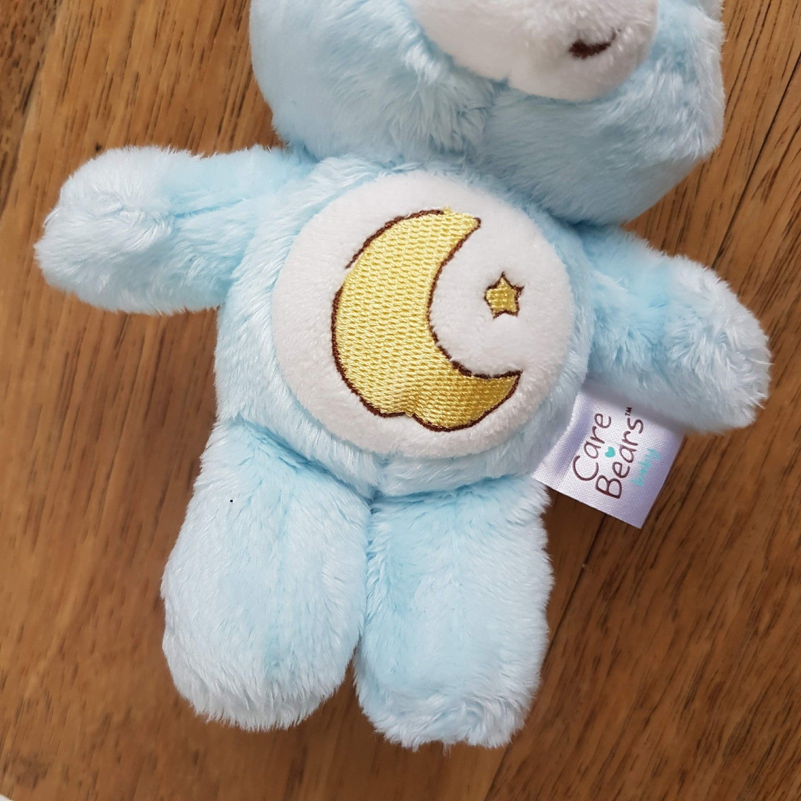 Care Bears Baby BEDTIME BEAR Plush Keychain Keyring Moon Soft Toy Thailand 15cm2