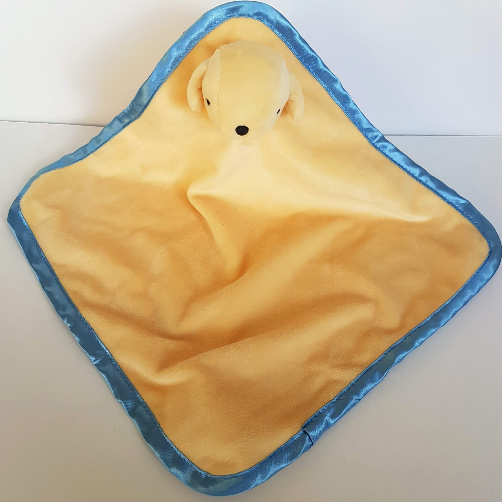 Yellow SPOT THE DOG Baby Lovey Satin Plush Comforter Security Blanket Soft Toy2