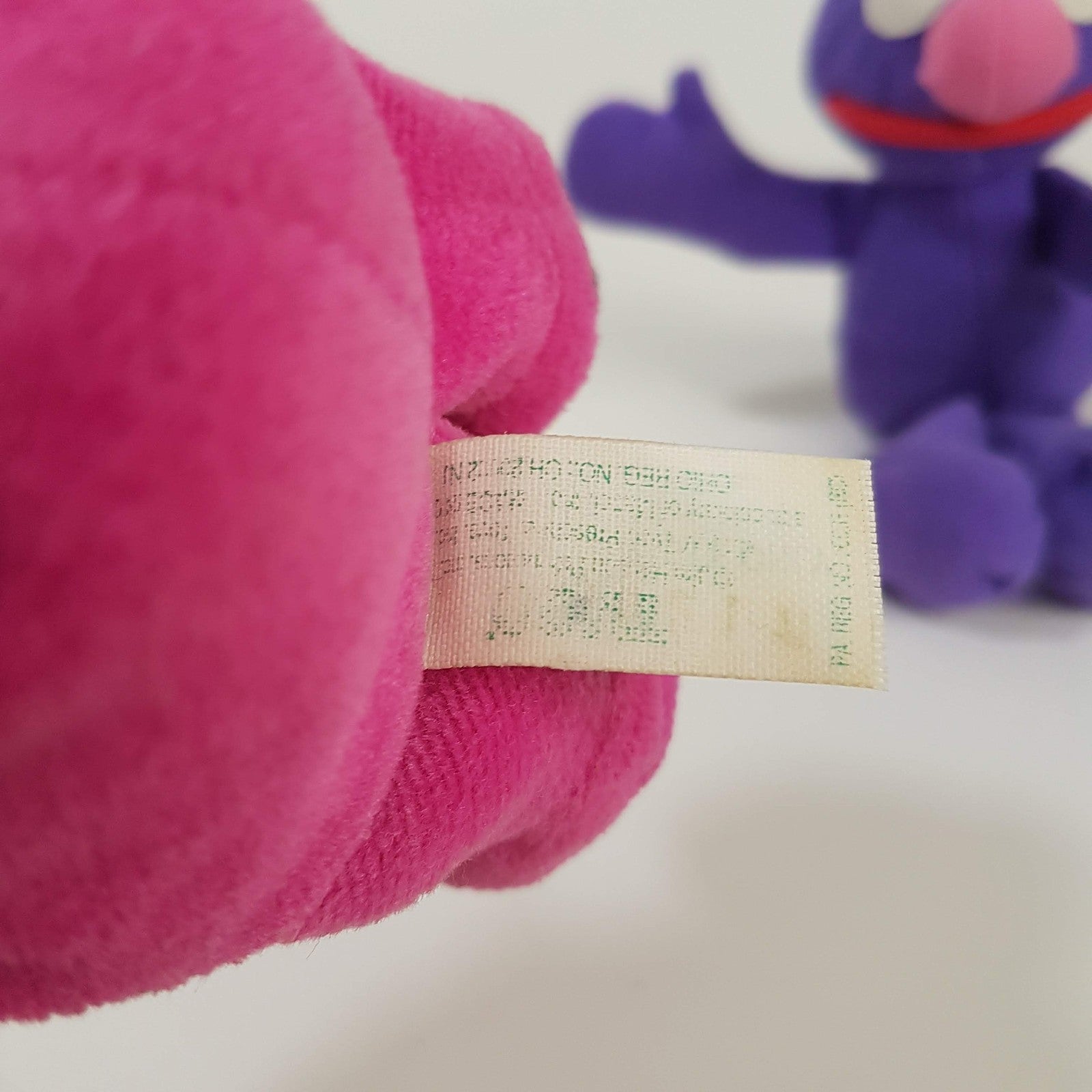 Sesame Street TELLY GROVER SNUFFLEUPAGUS Tyco Vintage Plush 1997 Bean Soft Toy9