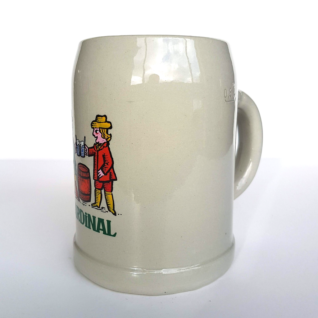 Vintage Rastal CARDINAL Stoneware Ceramic 13cm Beer Stein Mug 500ml Switzerland1