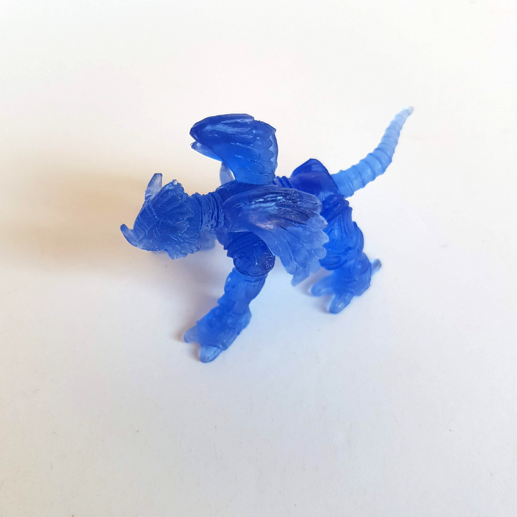 Digimon Digital Monsters ANCIENTGREYMON 2002 Blue 2cm Mini Figure H-T Bandai0