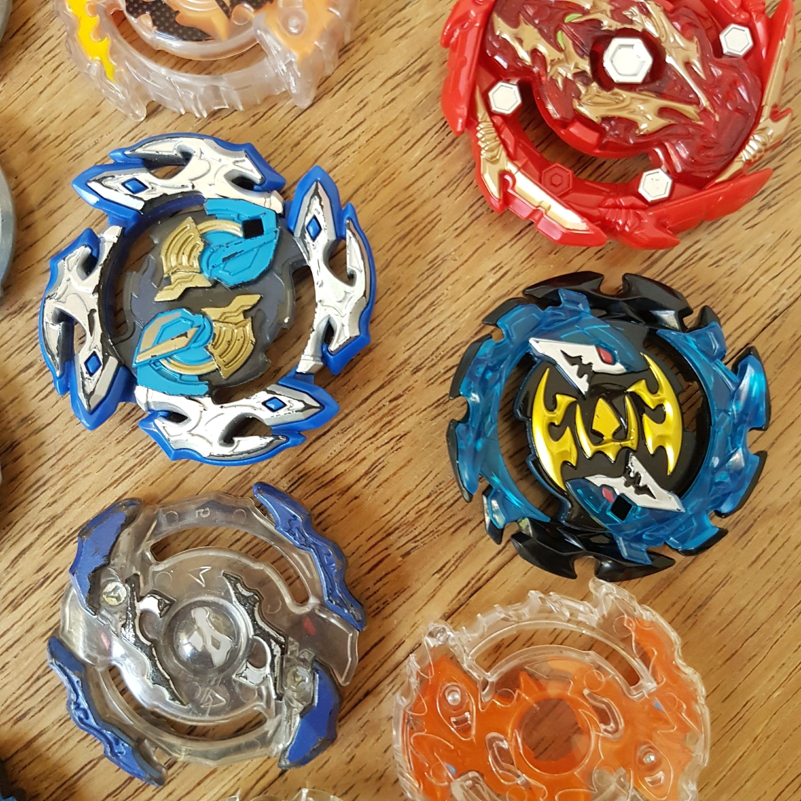 Beyblade Mixed Lot Tops Launchers Ripcords Beys Spinning Toys Action Kids Play4