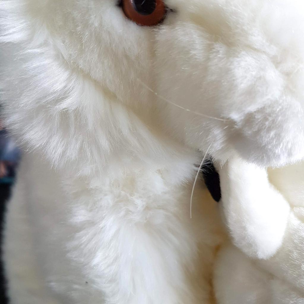 Rare WWF White ARCTIC HARE + BABY Plush Stuffed Animal Soft Toy Collectible HTF6