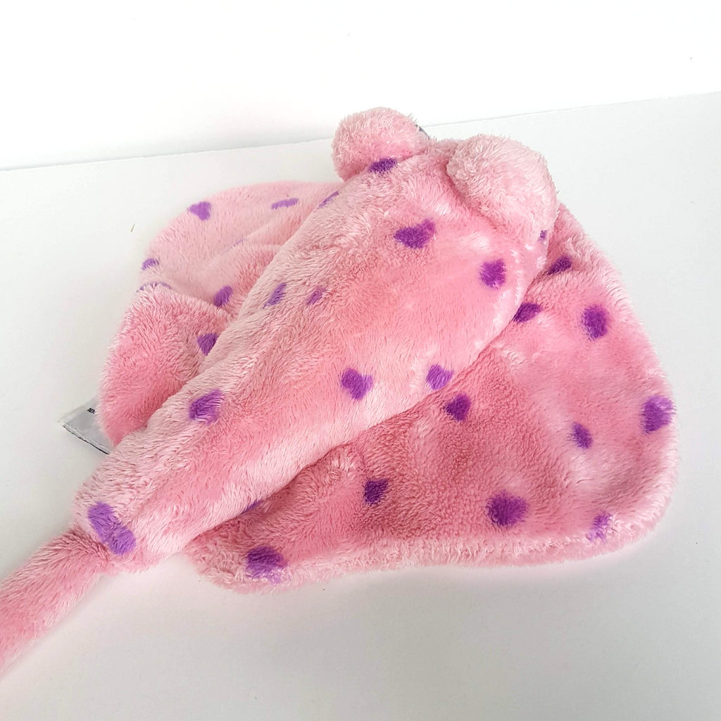 RUSS Lil Peepers STING Stingray Pink Plush 39cm Stuffed Animal Soft Toy Purple2