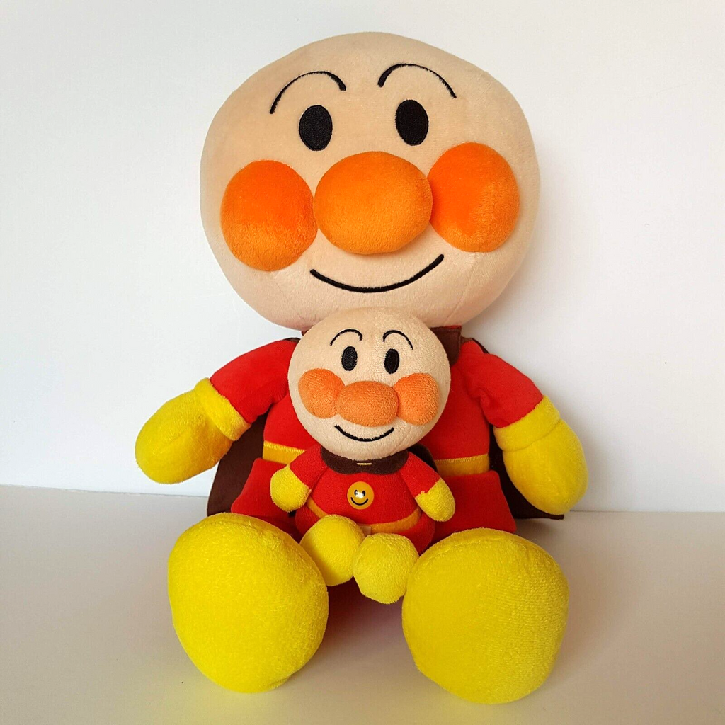 Jumbo SEGA ANPANMAN + MINI Plush Soft Toy Character Japan Animation Game Toy0